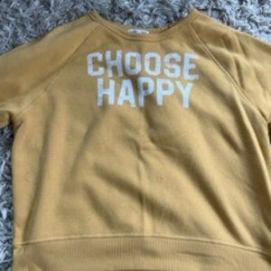 Yellow basic crewneck